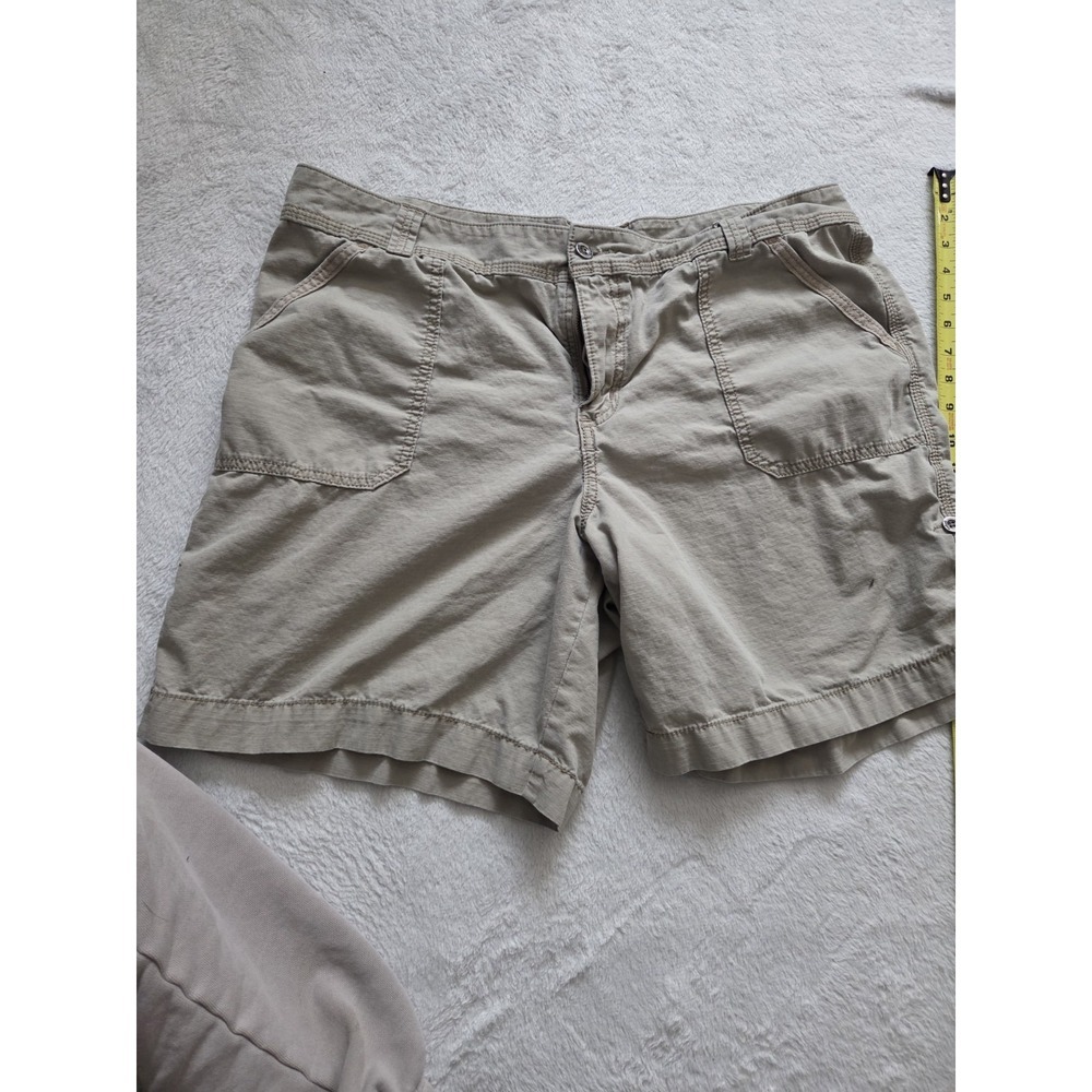 Carhartt Relaxed Fit Tan Khaki Work Shorts Carpenter Utility Womens 18 Mens 32